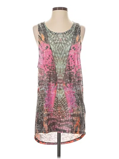 Pre-owned Topshop Tank Top Pink Halter Neckline Tops