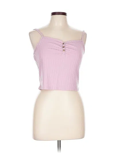 Pre-owned Topshop Tank Top Pink Sweetheart Neckline Tops