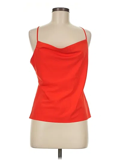 Pre-owned Topshop Tank Top Red Strapless Neckline Tops