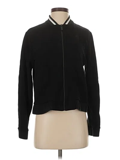 Pre-owned Topshop Track Jacket In Black