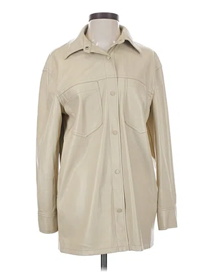 Pre-owned Topshop Trenchcoat In Ivory