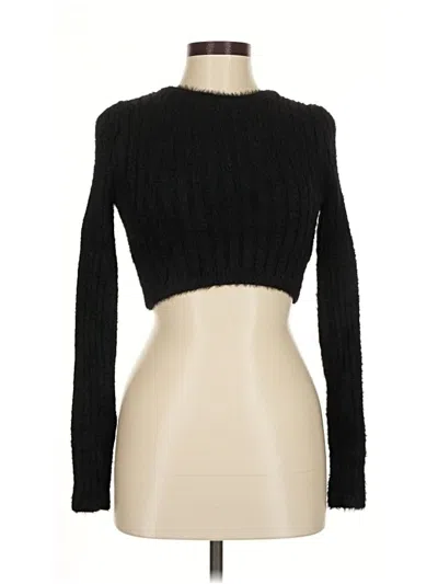 Pre-owned Topshop Turtleneck Sweater In Black
