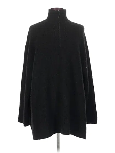 Pre-owned Topshop Turtleneck Sweater In Black