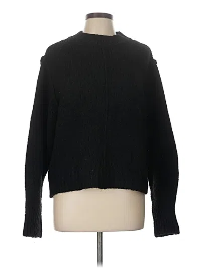 Pre-owned Topshop Turtleneck Sweater In Black