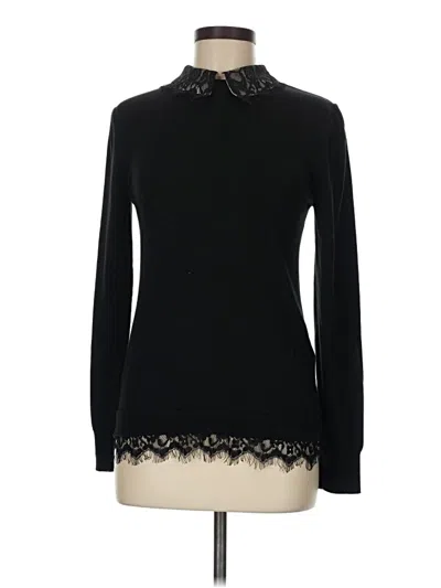 Pre-owned Topshop Turtleneck Sweater In Black
