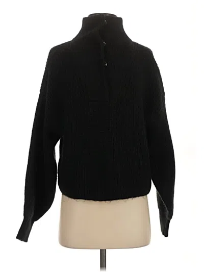 Topshop Turtleneck Sweater In Black
