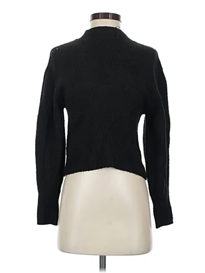 Pre-owned Topshop Turtleneck Sweater In Black