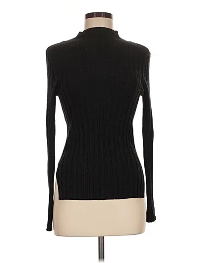 Pre-owned Topshop Turtleneck Sweater In Black