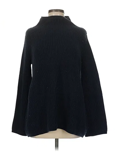 Pre-owned Topshop Turtleneck Sweater In Blue