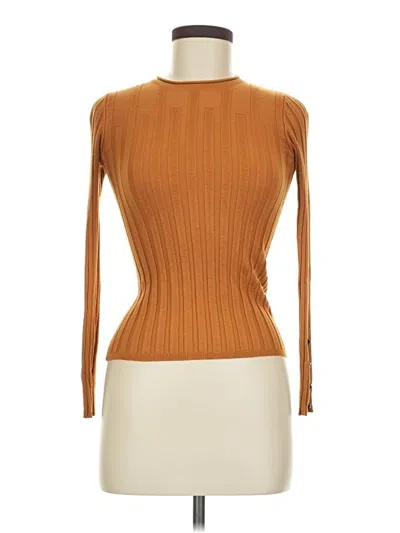 Pre-owned Topshop Turtleneck Sweater In Brown
