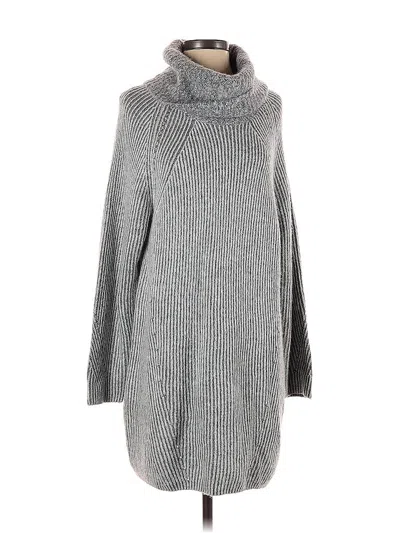 Pre-owned Topshop Turtleneck Sweater In Gray