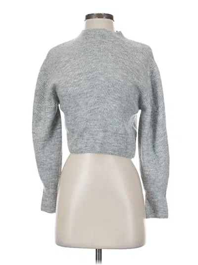 Pre-owned Topshop Turtleneck Sweater In Gray