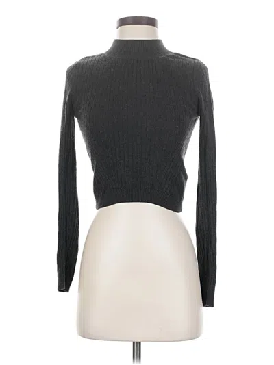 Pre-owned Topshop Turtleneck Sweater In Gray
