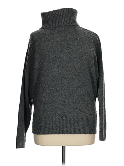 Pre-owned Topshop Turtleneck Sweater In Gray
