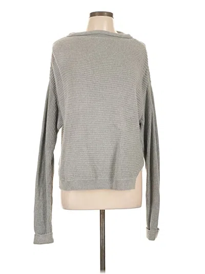 Pre-owned Topshop Turtleneck Sweater In Gray