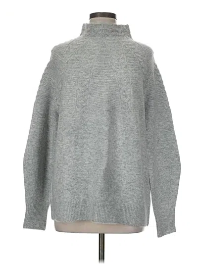 Pre-owned Topshop Turtleneck Sweater In Gray
