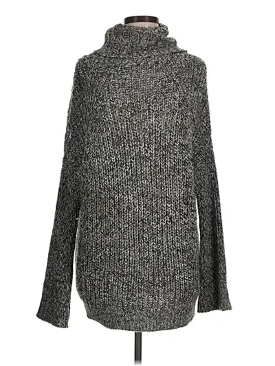 Pre-owned Topshop Turtleneck Sweater In Gray