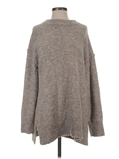 Pre-owned Topshop Turtleneck Sweater In Gray
