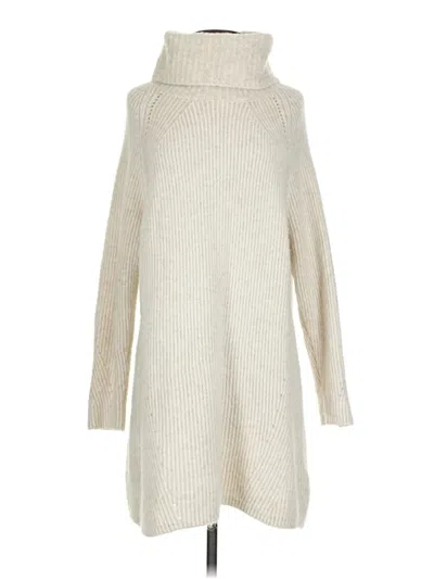 Pre-owned Topshop Turtleneck Sweater In Ivory