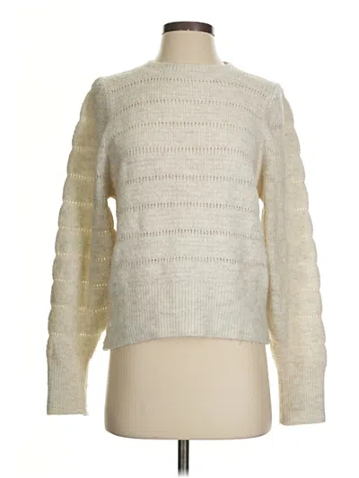Pre-owned Topshop Turtleneck Sweater In Ivory