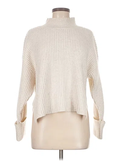 Pre-owned Topshop Turtleneck Sweater In Ivory