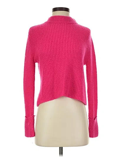 Pre-owned Topshop Turtleneck Sweater In Pink