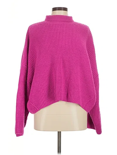 Pre-owned Topshop Turtleneck Sweater In Pink