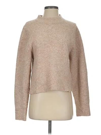 Pre-owned Topshop Turtleneck Sweater In Tan