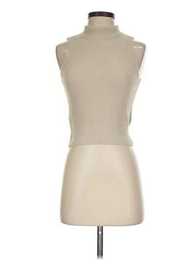 Pre-owned Topshop Turtleneck Sweater In Tan