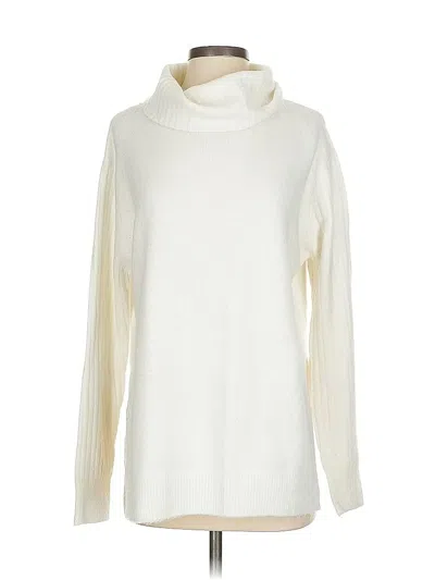 Pre-owned Topshop Turtleneck Sweater In White