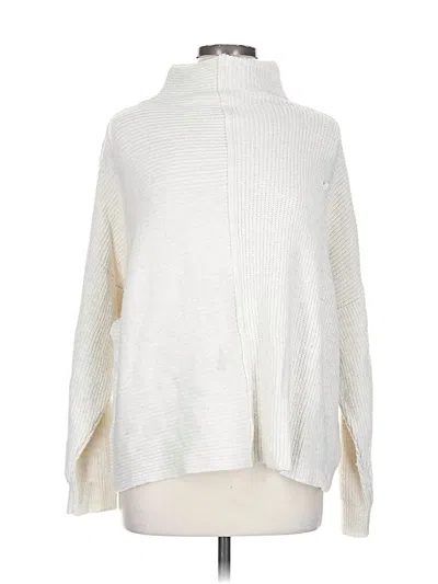 Pre-owned Topshop Turtleneck Sweater In White