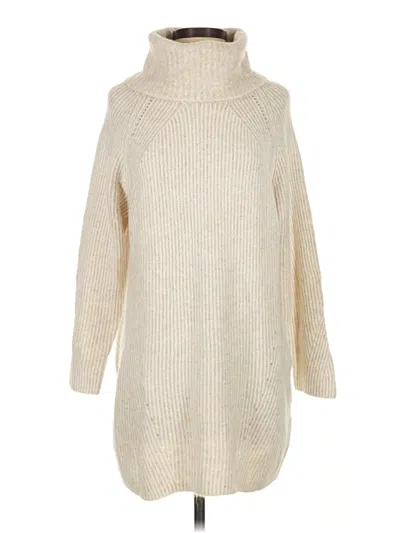 Pre-owned Topshop Turtleneck Sweater In White