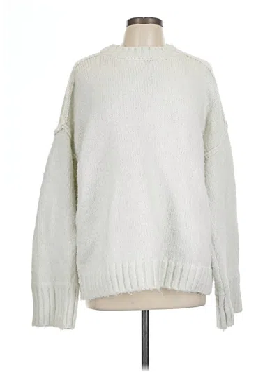 Pre-owned Topshop Turtleneck Sweater In White