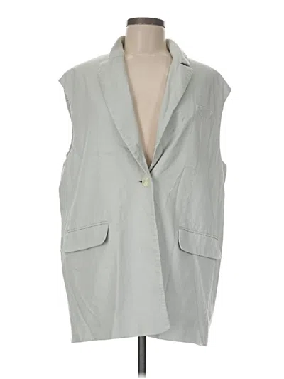 Pre-owned Topshop Vest In Gray
