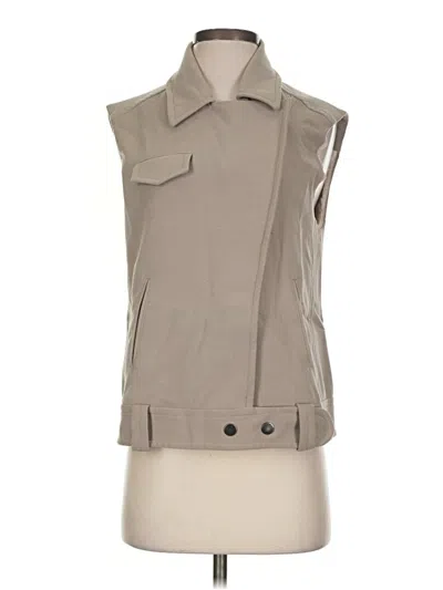 Pre-owned Topshop Vest In Tan