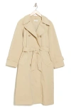 TOPSHOP TOPSHOP WASHED COTTON TRENCH COAT