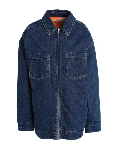 Topshop Denim Outerwear In Blue