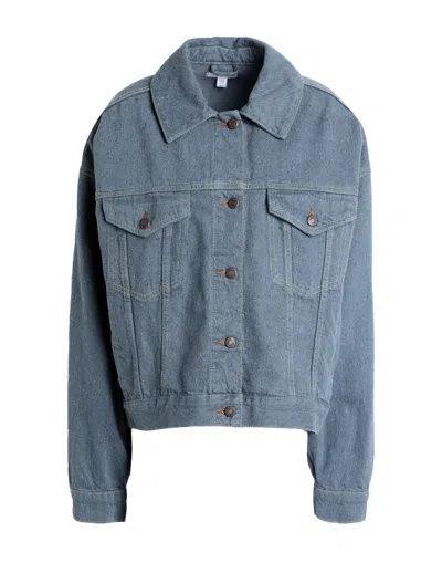 Topshop Denim Outerwear In Blue