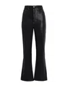 Topshop Woman Denim Pants Black Size 32w-30l Cotton In Black