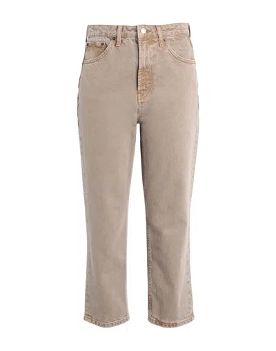 Topshop Jeans In Beige