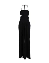 Topshop Woman Jumpsuit Black Size 14 Viscose, Polyester, Elastane In Black