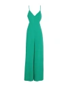 Topshop Woman Jumpsuit Emerald Green Size 8 Polyester In Green