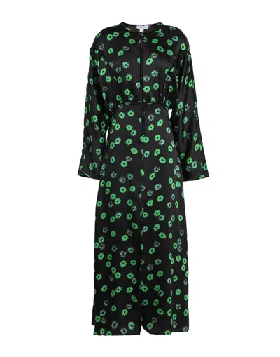 Topshop Long Dresses In Black