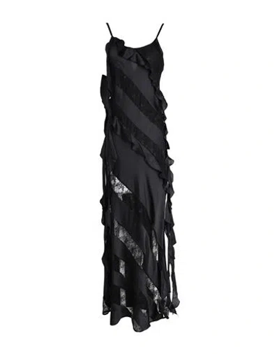 Topshop Woman Maxi Dress Black Size 10 Polyester