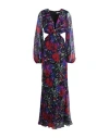 Topshop Woman Long Dress Black Size 12 Polyester In Black