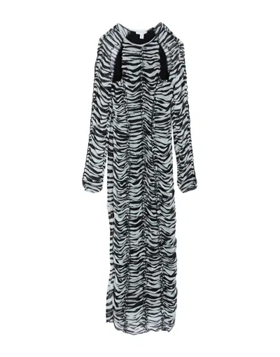 Topshop Long Dresses In Black