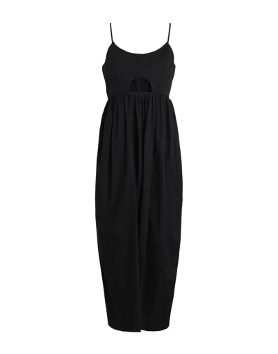 Topshop Midi Dresses In Black