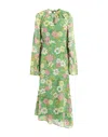 Topshop Midi Dresses In Green
