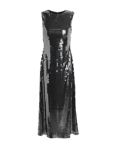 Topshop Midi Dresses In Silver