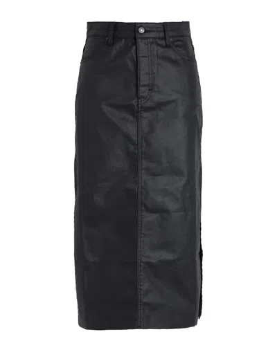 Topshop Midi Skirts In Black